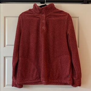 Eddie Bauer Women's Red Cowl Neck Sweater